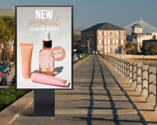 Billboard Mockup Canva Template, Advertising Mockup, Branding Mockup, Digital Billboard, Outdoor Poster Outdoor Billboard Urban Sign Signage