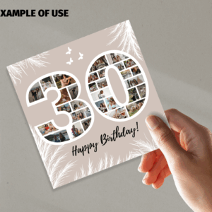 30th Birthday Photo Collage, Customizable Number 30 Collage, Editable Photo Collage Template, Milestone Birthday Collage, 30th Birthday Gift, Editable Birthday Template, Instant Download Photo Collage, Canva Template for 30th Birthday, Birthday Collage Printable, Custom Party Decor, Personalized Birthday Gift, 30th Birthday Party Ideas, Editable Collage for Celebration, 30th Anniversary Photo Collage, Photo Collage for Birthday