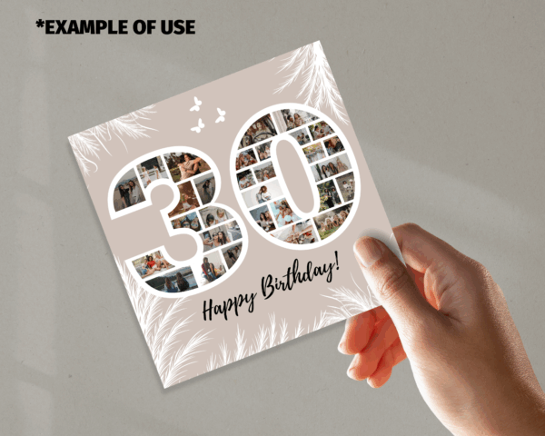 30th Birthday Photo Collage, Customizable Number 30 Collage, Editable Photo Collage Template, Milestone Birthday Collage, 30th Birthday Gift, Editable Birthday Template, Instant Download Photo Collage, Canva Template for 30th Birthday, Birthday Collage Printable, Custom Party Decor, Personalized Birthday Gift, 30th Birthday Party Ideas, Editable Collage for Celebration, 30th Anniversary Photo Collage, Photo Collage for Birthday