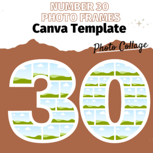 30th Birthday Photo Collage, Customizable Number 30 Collage, Editable Photo Collage Template, Milestone Birthday Collage, 30th Birthday Gift, Editable Birthday Template, Instant Download Photo Collage, Canva Template for 30th Birthday, Birthday Collage Printable, Custom Party Decor, Personalized Birthday Gift, 30th Birthday Party Ideas, Editable Collage for Celebration, 30th Anniversary Photo Collage, Photo Collage for Birthday
