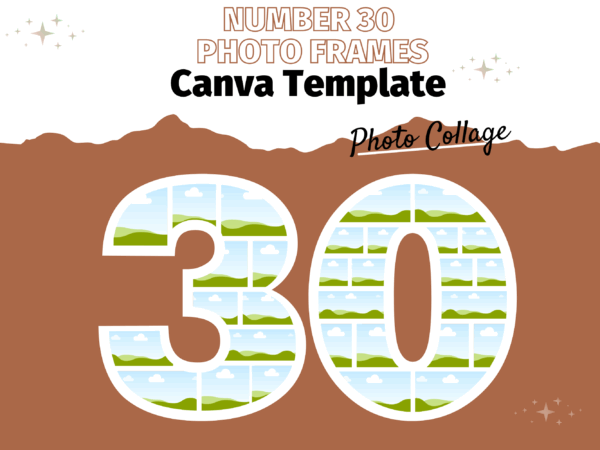 30th Birthday Photo Collage, Customizable Number 30 Collage, Editable Photo Collage Template, Milestone Birthday Collage, 30th Birthday Gift, Editable Birthday Template, Instant Download Photo Collage, Canva Template for 30th Birthday, Birthday Collage Printable, Custom Party Decor, Personalized Birthday Gift, 30th Birthday Party Ideas, Editable Collage for Celebration, 30th Anniversary Photo Collage, Photo Collage for Birthday
