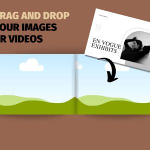 Landscape Brochure Magazine Mockup, Canva Template, A4 Landscape Mock up, Print Mockup, Brochure Display Design, Product Catalogue Mockup