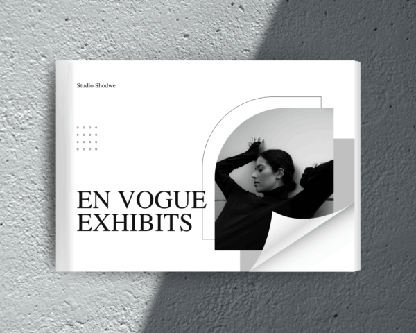 Landscape Brochure Magazine Mockup, Canva Template, A4 Landscape Mock up, Print Mockup, Brochure Display Design, Product Catalogue Mockup