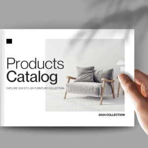 Landscape Brochure Magazine Mockup, Canva Template, A4 Landscape Mock up, Print Mockup, Brochure Display Design, Product Catalogue Mockup