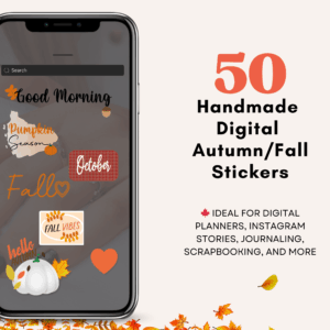 Digital Stickers Autumn Fall